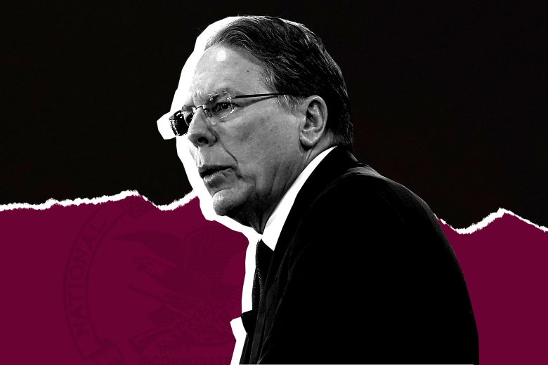 NRA leader Wayne LaPierre.